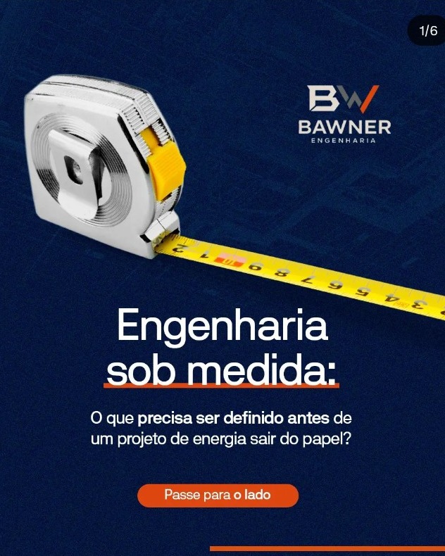 Post da Bawner sobre engenharia sob medida