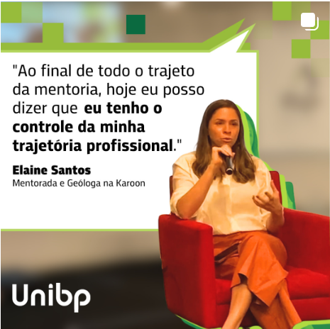 Conteúdo UnIBP com depoimento de aluna